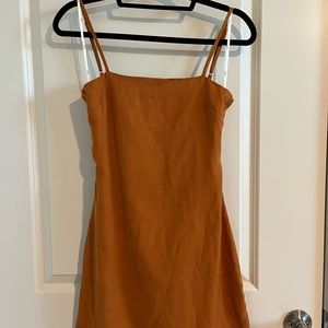 Mini pumpkin orange dress